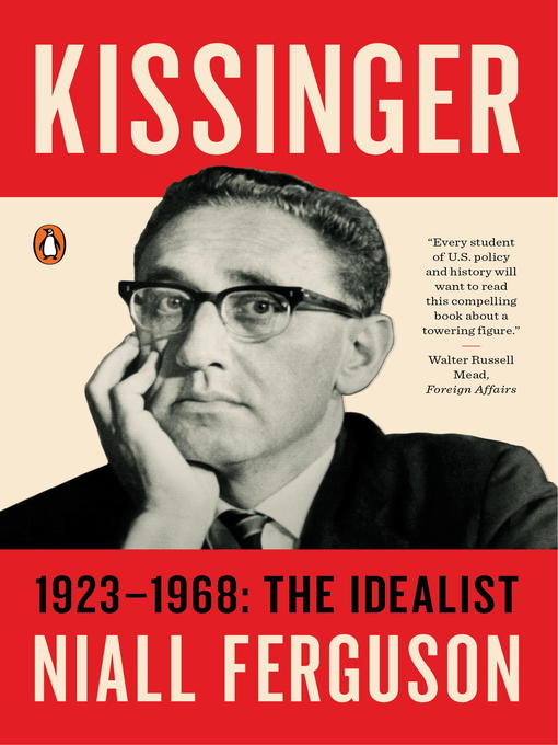 Détails du titre pour Kissinger, Volume 1 par Niall Ferguson - Disponible
